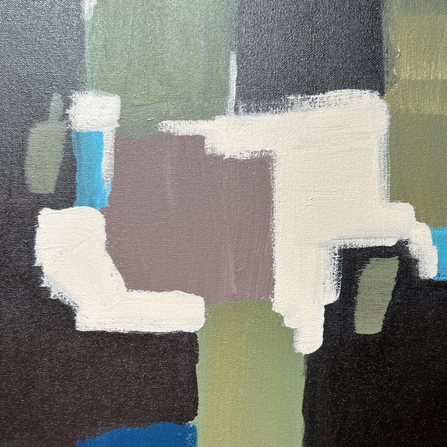 Abstract Contemporary Original Stephen Heigh Abstract Painting “Three Part Harmony” For Sale - Image 3 of 5