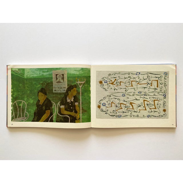 Ben Shahn " Love and Joy About Letters " Vintage 1963 First Edition Lithograph Print Mid Century Modern Large Hardcover Slipcase Artist's Book For Sale In Kansas City - Image 6 of 12