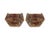 Brown Hexagonal Barrel Back Chairs in Leopard - A Pair For Sale - Image 8 of 9
