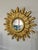 1970s Mid Century Modern Italian Florentine 20" Gilded Sunburst Wall Mirror For Sale - Image 17 of 18