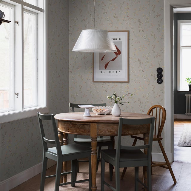 Mid-Century Modern SAMPLE - Boråstapeter Gråäng Wallpaper In Stone For Sale - Image 3 of 3