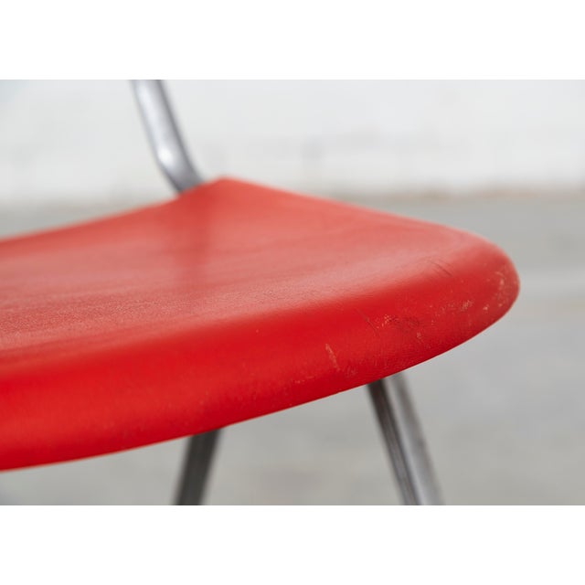 Model 1601 Stacking Chairs by Don Albinson for Knoll International, 1970s, Set of 4 For Sale - Image 9 of 17