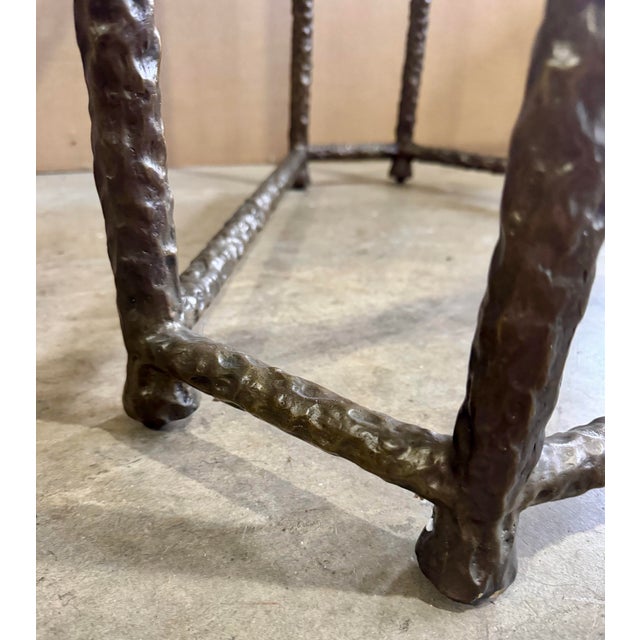 Metal Aitne Cast Iron Dining Table Base Attributed to Susan Ferrier for Baker For Sale - Image 7 of 11