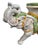 Vintage Italian terracotta elephant plant stand or statue made in Italy. The elephant statue is painted in white, green...