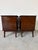 1940’s Art Deco Solid Mahogany Nightstands With Drawer & Open Shelf – A Pair For Sale - Image 12 of 18