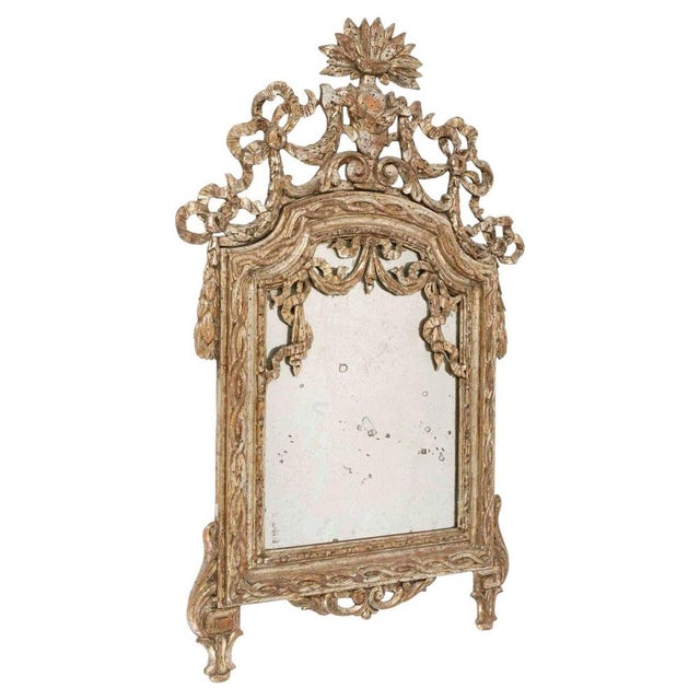 Silver 18th Century Louis XVI Mercury Mirror For Sale - Image 8 of 8