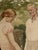 Heinrich Pforr, Heinrich & Erna Pforr Holding Hands in the Garden, Watercolor For Sale - Image 10 of 13