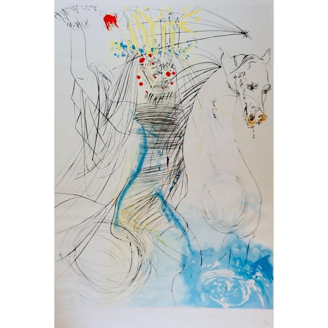 ARTIST: Salvador Dali TITLE: Saint Lucie MEDIUM: Etching SIGNED: Hand Signed PUBLISHER: Michelle Broutta, Paris EDITION...