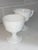 Pure white and gorgeous, this classic milk glass sugar and creamer was made by the Indiana Glass Company between the...