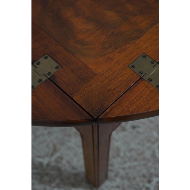 Wright Table Co Chippendale Walnut Butler Coffee Table For Sale - Image 11 of 16
