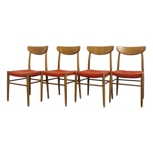 Scandinavian Dining Chairs, 1960s, Set of 4 For Sale