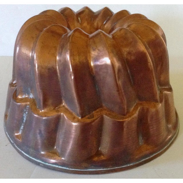 Hammered Copper English Pudding Mold | Chairish