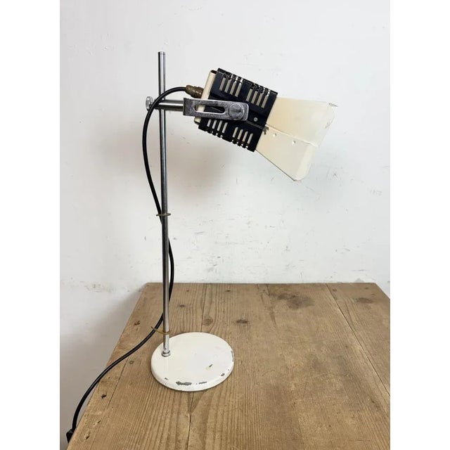 Vintage Beige Table Lamp, 1970s For Sale - Image 12 of 18