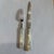 Early 20th Century Early 20th Century C W Fletcher 24 Sterling Mop Handle Dessert Set With Box For Sale - Image 5 of 6