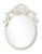 Contemporary Fleur Home Garden District Thalia Oval Mirror in White Dove, 28x39 For Sale - Image 3 of 3