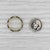 Gemstone Mid 20th Century Hidalgo Diamond Enamel Band 18k Yellow Gold Size 6.25 Stackable Ring For Sale - Image 7 of 8