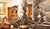 Impressive in scale and rustic character, this large vintage antler chandelier makes a striking statement in a spacious...