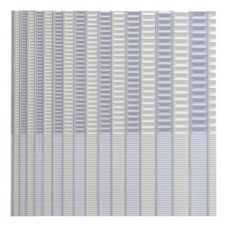 Alugrid Nr. 01 Wall Panel in Marine Blue Flocked Pressed Wood by Arno Hoogland For Sale