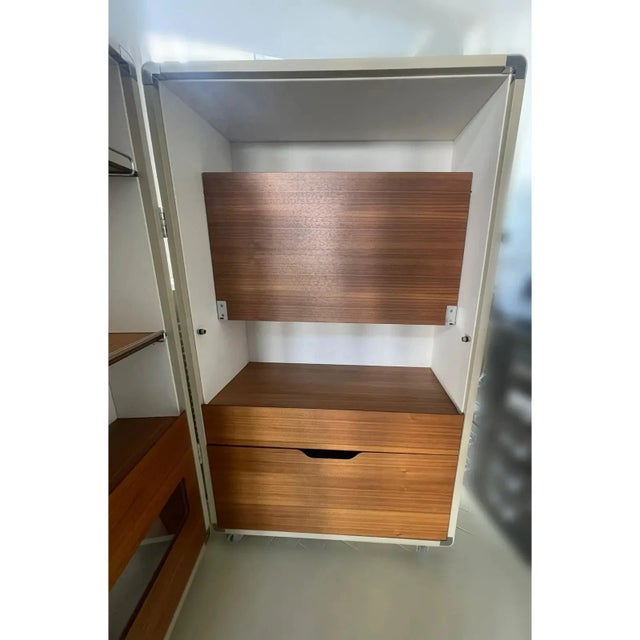 Poltrona Frau Isidoro Drinks Cabinet - Italian Saddle Leather & Walnut For Sale - Image 9 of 11