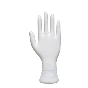 Medium Vintage Glazed Porcelain Factory Rubber Glove Mold C.1991