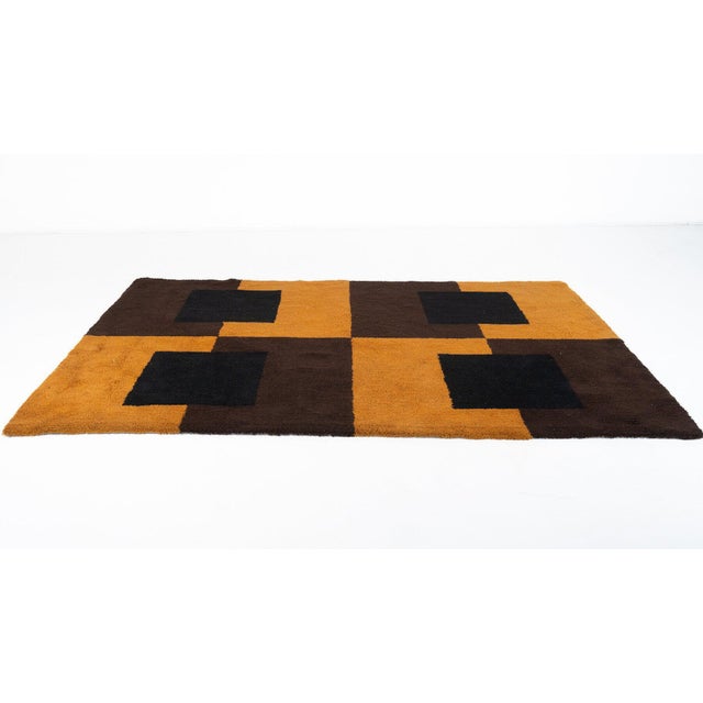 Mid-Century Modern Hand-Woven Rug, Italy, 1960s