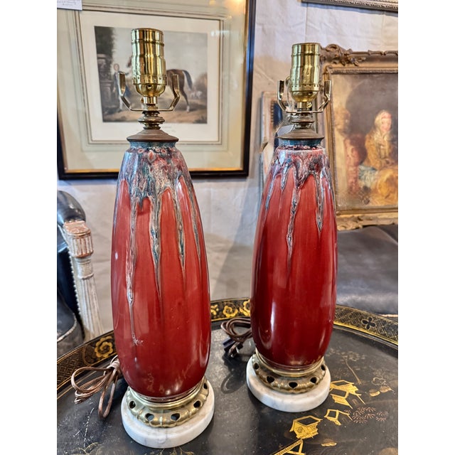Late 19th Century Pair of Pierre Adrien Dalpayrat Vases as Lamps For Sale - Image 5 of 10