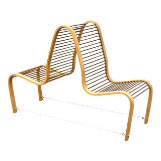 Bent Oak Tandem Chair Art For Sale