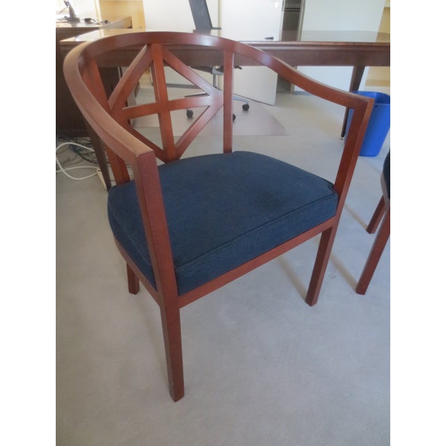 Wood Josef Hoffman Diamond Back Armchair - A Pair For Sale - Image 7 of 7