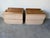 1990's Kreiss Collection Minimalist Low-Profile Nightstands With Travertine Tops – A Pair For Sale - Image 10 of 12