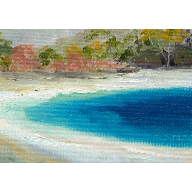Miniature seascape by Kathleen Murray (American, b. 1958). Unsigned, but was acquired directly from the artist. "Kathleen...