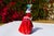 Bone China Figurine made in England Copyright 1946. Marked HN 1992. CHRISTMAS MORN LADY In Red. Mint Condition - is "Pre-...
