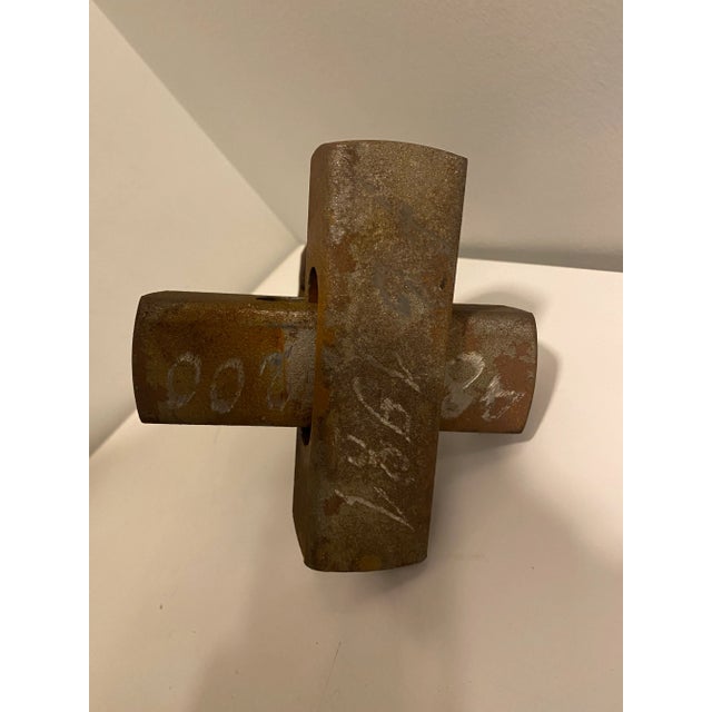 1980s Franz Eggenschwiller (1930-2000), Postmodern Abstract Steel Sculpture, Dated For Sale - Image 5 of 9