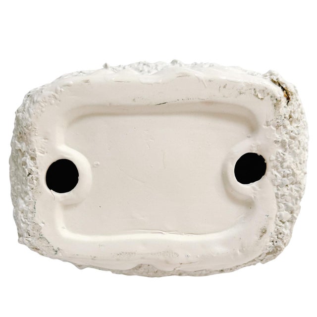 Ceramic 1970s Vintage White Ceramic Ram Sheep Figurine For Sale - Image 7 of 7