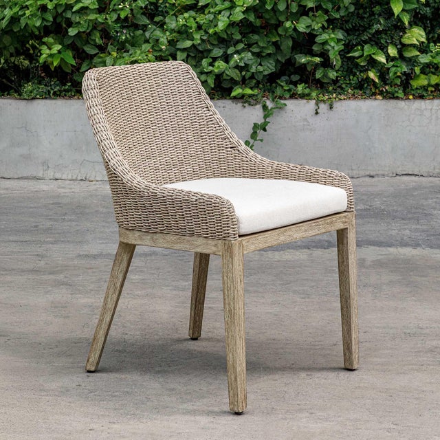 Enjoy Alfresco Dining In The Paloma Outdoor Dining Chair. It's Gently Sloped And Curved Back Gives Supportive Comfort,...