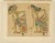 Set of ten antique prints of Wayang puppets, a traditional form of puppet theatre play originally found in the cultures of...