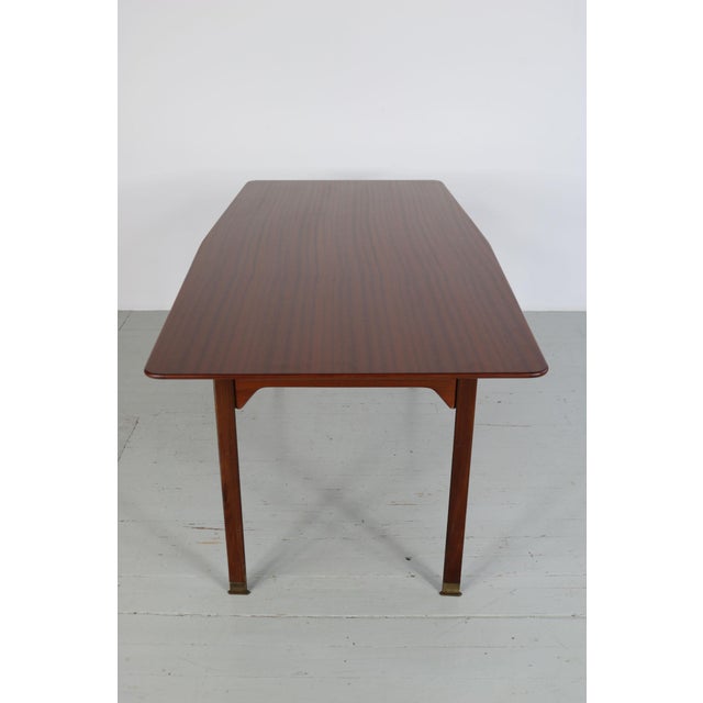 Wood Italian Teak Dining Table, 1960s For Sale - Image 7 of 18