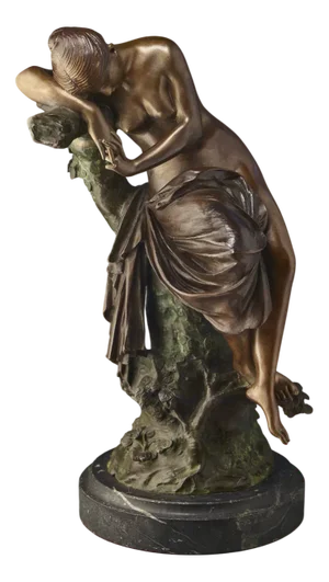 Madrassi, Sleep, 1890s-1910s, Bronze