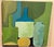 1970s Mid Century Modern Painting of Still Life Vases Signed For Sale - Image 11 of 14
