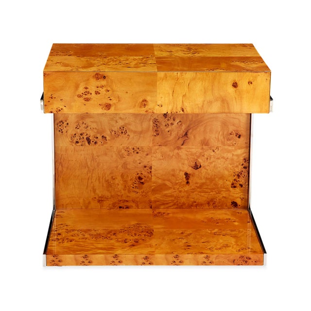 Amber Bond Cantilevered Side Table For Sale - Image 8 of 9