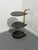 Metal 3-Tier Bar Trolley in Gold-Plated Metal and Smoked Glass, 1970 For Sale - Image 7 of 13
