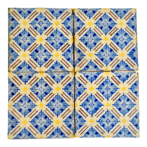 Antique Dutch Delft Tiles Set of 4