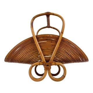 Mid-Century Modern Italian Riviera Magazine Rack from Vivai Del Sud, 1960s For Sale