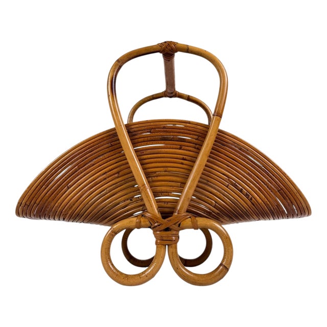 Mid-Century Modern Italian Riviera Magazine Rack from Vivai Del Sud, 1960s For Sale
