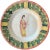 Deruta Hand-Painted Rubino Alabaster “Gods and Goddesses” Plates – Diana, Flora, Mars & Venus Set of Four For Sale - Image 4 of 7