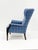 1960s 1960s Blue Plaid Parker Knoll Wing Armchair For Sale - Image 5 of 5