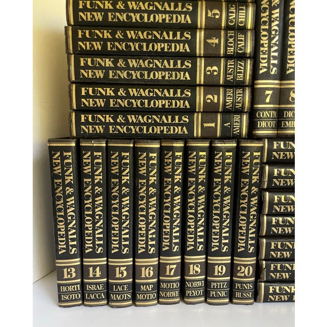 Published in 1975, this complete 27-volume Funk & Wagnalls New Encyclopedia set combines the timeless appeal of a...