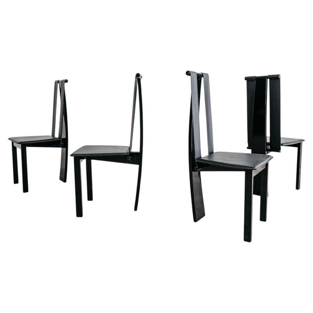 Postmodern Dining Chairs, 1980s, Set of 4 For Sale - Image 17 of 17