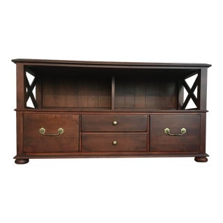 1990s Ethan Allen British Classics Credenza For Sale