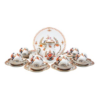 20th Century Coffee Set for 6 People from Meissen, Set of 22 For Sale