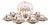20th Century Coffee Set for 6 People from Meissen, Set of 22 For Sale